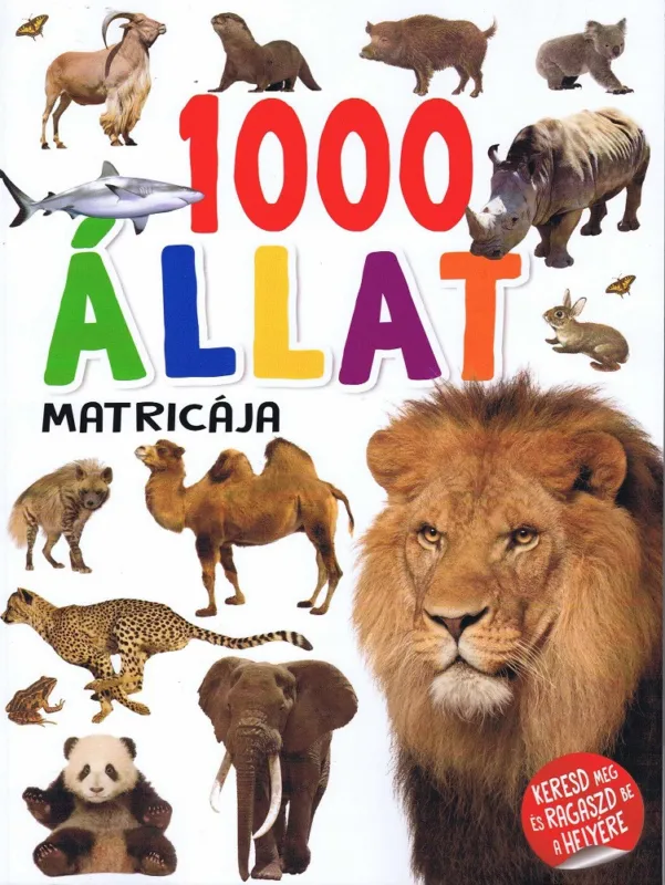 1000 állat matricája - Fehér Legkelendőbb