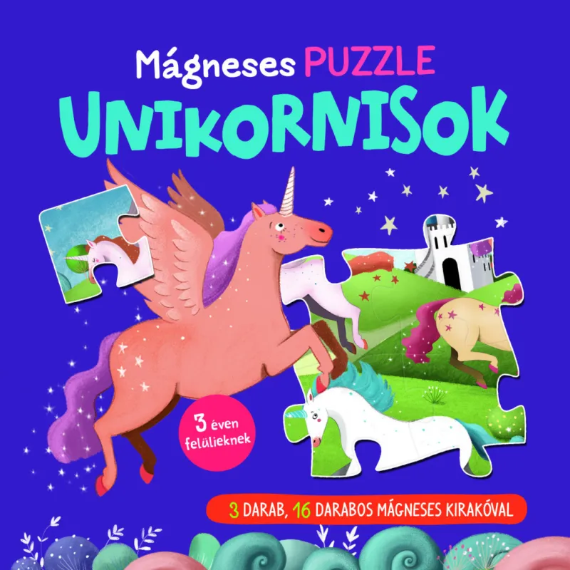 Vásárlói kedvenc Mágneses puzzle - Unikornisok
