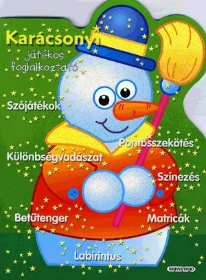 Karácsonyi játékos foglalkoztató (zöld) Olcsó