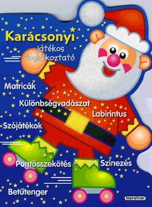 Kihagyhatatlan ajánlat Karácsonyi játékos foglalkoztató (kék)