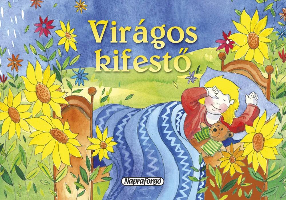 Gyors kiszállítás Virágos kifestő