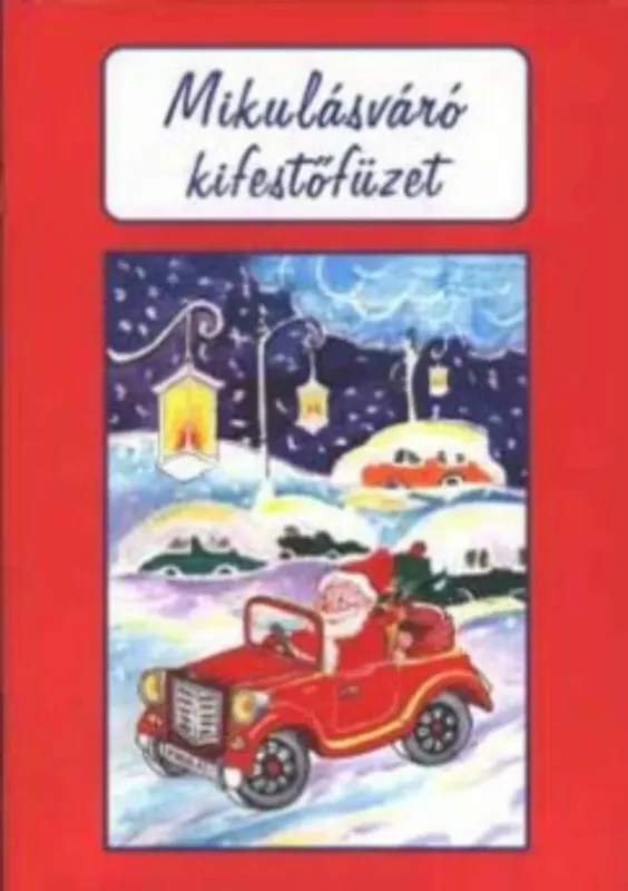 Mikulásváró kifestőfüzet Szuper akció