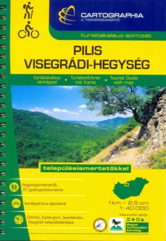 Pilis, Visegrádi-hegység turistakalauz (1:40 000) - Turistakalauz-sorozat Alacsony ár