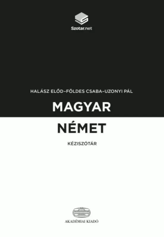 Magyar-német kéziszótár + online szótárcsomag (Halász Előd) Legnépszerűbb