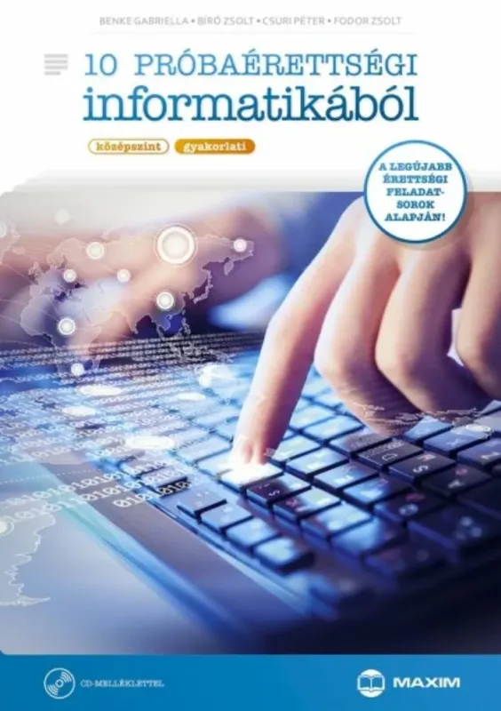 10 próbaérettségi informatikából - Középszint - gyakorlati Kedvezmény