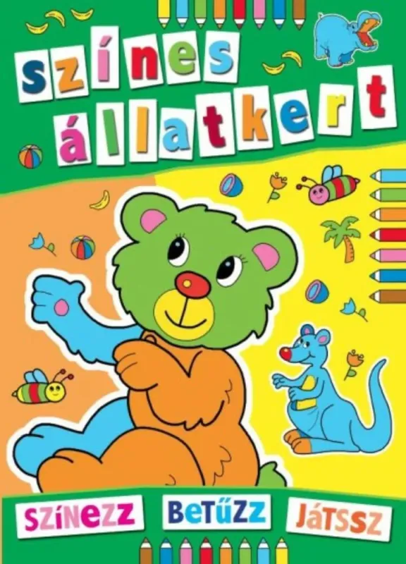 Színes állatker - Színezz, betűzz, játssz Vásárlói kedvenc