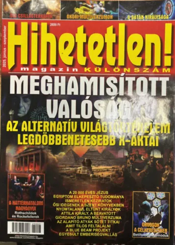 Expressz szállítás Hihetetlen! magazin Különszám 2025 június - szeptember
