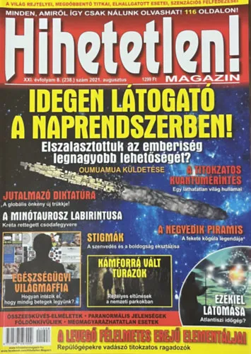 Árcsökkenés Hihetetlen! magazin - XXI. évfolyam 8. (238.) szám 2021. augusztus