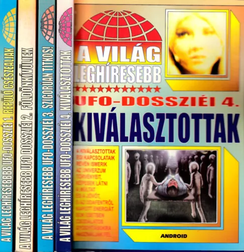 Rendeld meg most A világ leghíresebb UFO-dossziéi 1-4. (4 kötet)
