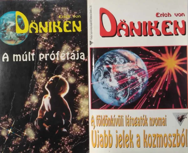 2 db Daniken mű: Újabb jelek a kozmoszból + A múlt prófétája Vásárlói kedvenc