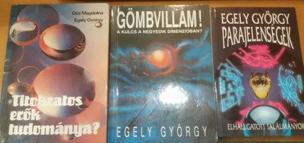 Biztonságos fizetés Gömbvillám! + Parajelenségek + Titokzatos erők tudománya (3 mű)