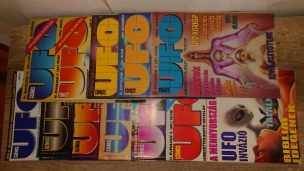 A Színes Ufó magazin 11 száma: 1995/07, 1995/11, 1996/2, 1996/7, 1996/12, 1997/5, 1997/9, 1998/7, 1998/9, 1998/11, 2002/1 Rendeld meg most