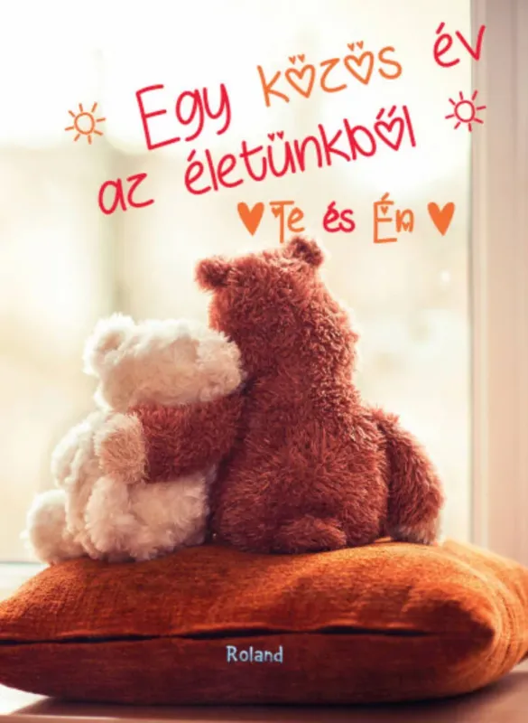 Te és Én - Egy közös év az életünkből (macis borító) Újdonság
