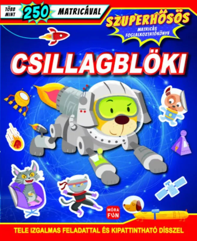 Biztonságos fizetés Csillagblöki - Szuperhősös matricás foglalkoztatókönyv