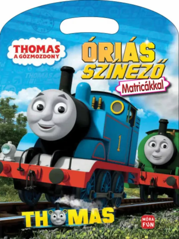 Vedd meg online Thomas, a gőzmozdony - Óriás színező matricákkal