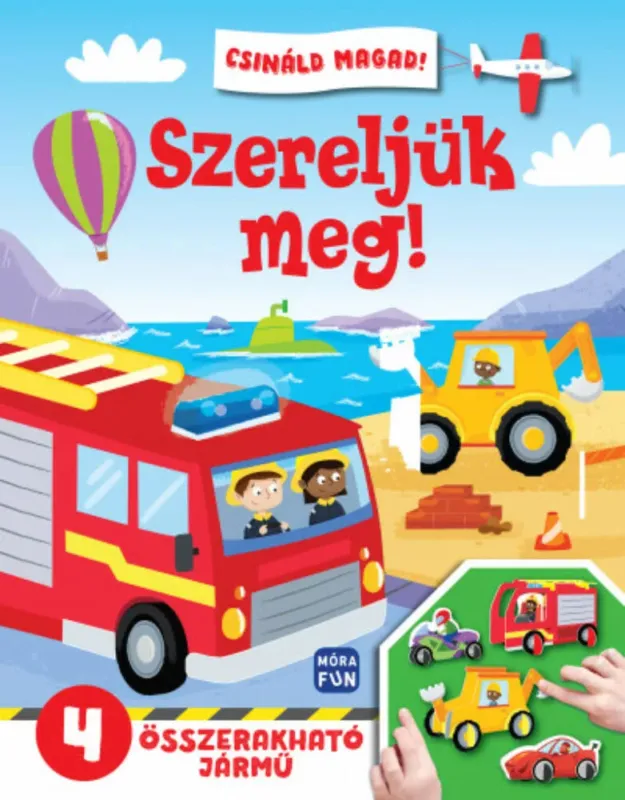Csináld magad! - Szereljük meg! - 4 összerakható járművel Vedd meg online