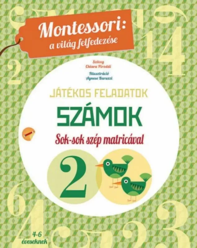 Számok - Montessori foglalkoztató füzet 4-6 éveseknek Ajánlat