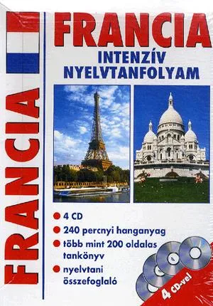 Francia intenzív nyelvtanfolyam (4 CD) Gyors kiszállítás