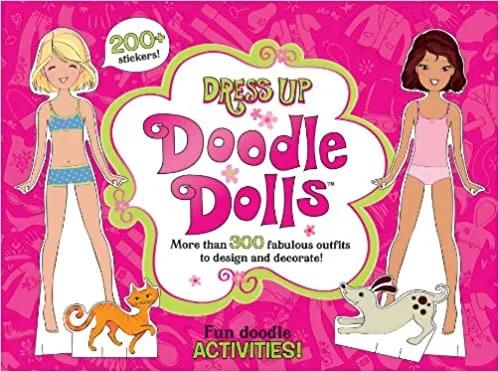 Akció Dress Up Doodle Dolls Activity Kit