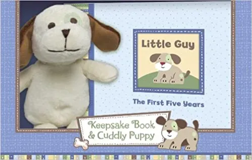 Kedvezmény Keepsake Book & Cuddly Puppy for Boys