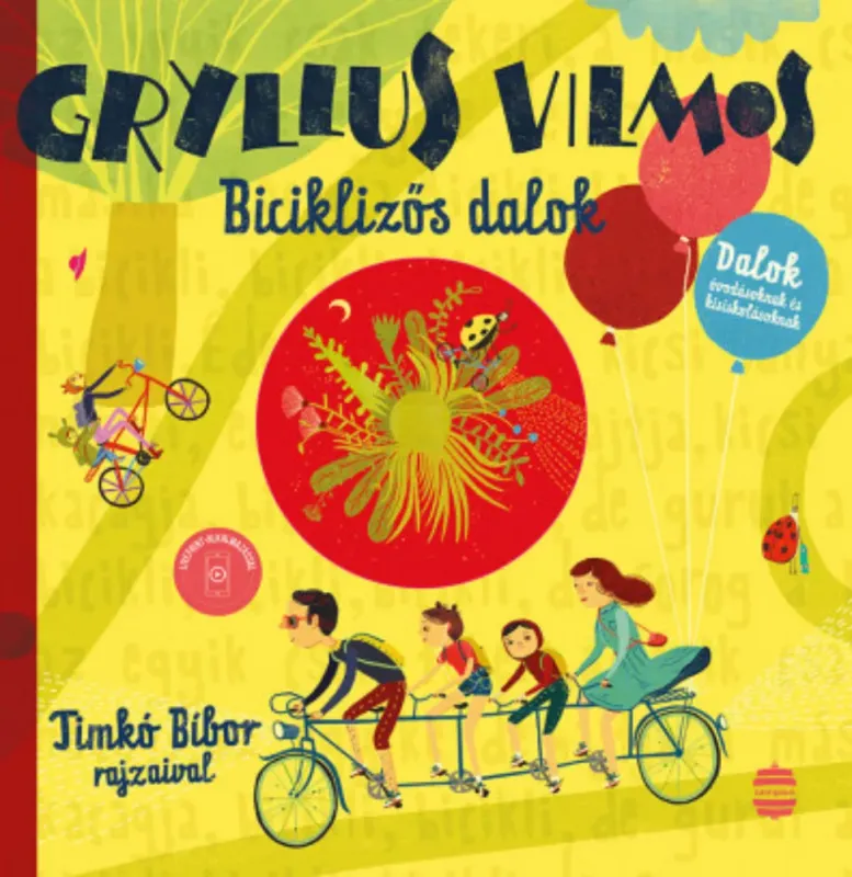 Szezonális akció Biciklizős dalok - Gryllus Vilmos