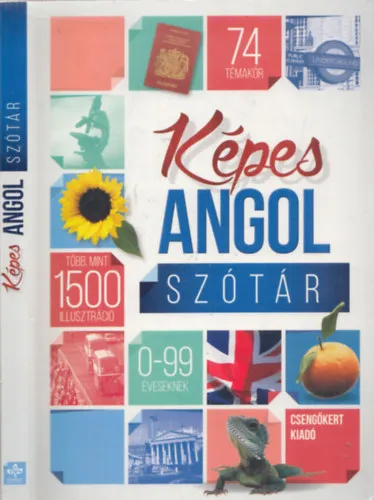 Képes angol szótár - 74 témakör - Több, mint 1500 illusztráció - 0-99 éveseknek Vedd meg online