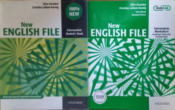 Gyors szállítás New English File - Intermediate Student's Book + Munkafüzet érettségi felkészítő feladatokkal