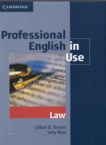 Professional English in Use - Law Legjobb ár