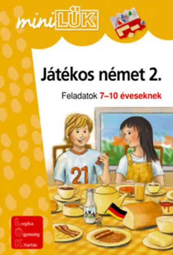 Játékos német 2. - Feladatok 7-10 éveseknek Ajánlat