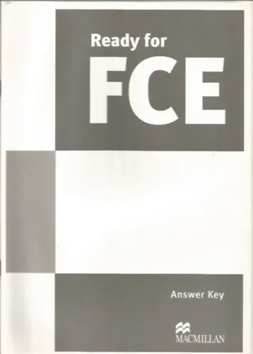 Legjobb ár Ready for FCE Answer Key