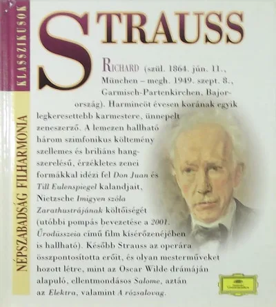 Richard Strauss (1864-1949) + CD - La Gran Musica - A zeneköltészet klasszikusai Biztonságos vásárlás