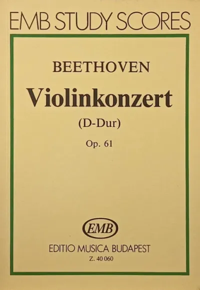 Violinkonzert - D-Dur - Op. 61 Akció