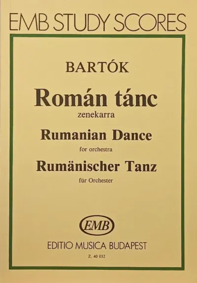 Gyors szállítás Román tánc zenekarra - Rumanian Dance for orchestra - Ruänischer Tanz für Orchester