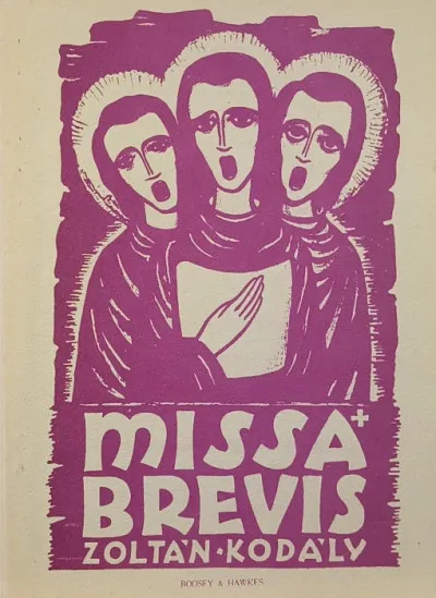 Kihagyhatatlan ajánlat Missa Brevis - for mixed chorus and organ or orchestra
