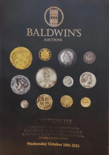 Olcsó Baldwin's Auctions: Auction 113 - Ancient Greek, Roman and Byzantine coins, British Coins, Carlton Collection of Halfcrowns & A Collection of Copper, World Coins, Islamic Coins, Commemorative Medals - Wednesday October 18th 2023