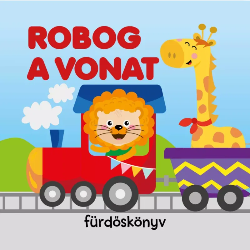 Robog a vonat - fürdőskönyv Kiárusítás