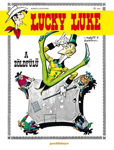 Biztonságos fizetés Lucky Luke 25. - A zöldfülű - Képregény