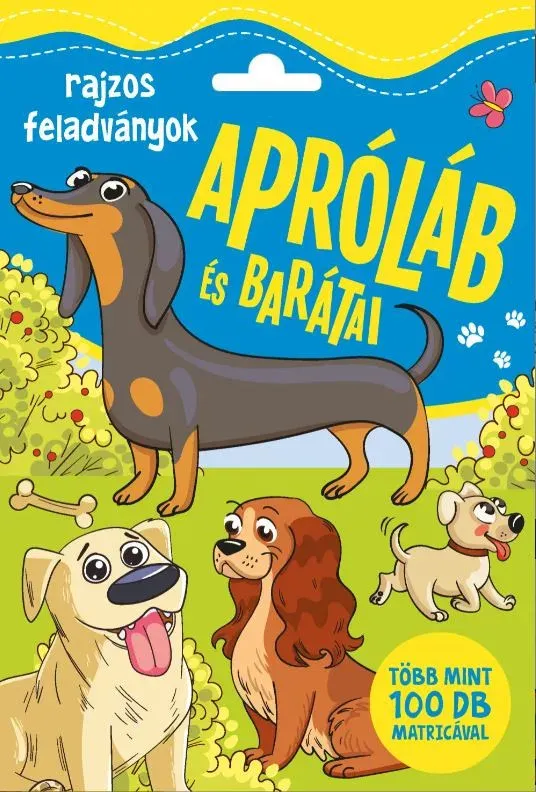 Nézd meg most Apróláb és barátai - Rajzos feladványok több, mint 100 matricával