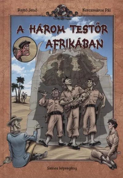 A három testőr Afrikában - Színes képregény Olcsó