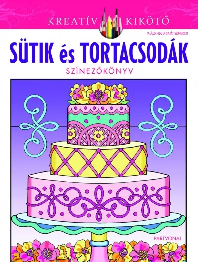 Sütik és tortacsodák - Színezőkönyv Biztonságos fizetés