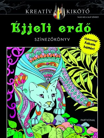 Akciós ár Éjjeli erdő - Színezőkönyv