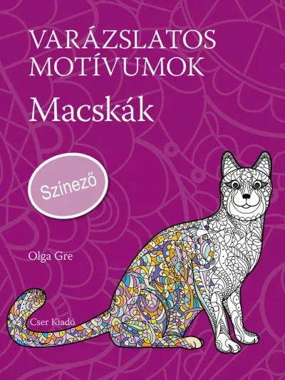 Kedvezményes ár Varázslatos motívumok - Macskák - Színező