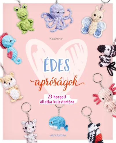Kiárusítás Édes apróságok - 23 horgolt állatka kulcstartóra