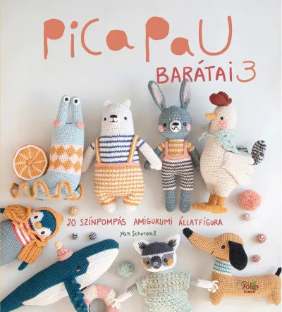 Pica Pau barátai 3. - 20 színpompás amigurumi állatfigura Szuper ajánlat