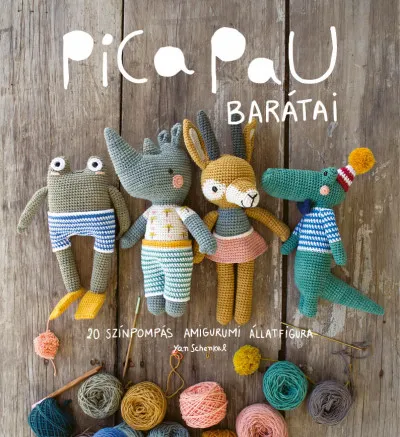 Akció Pica Pau barátai - 20 színpompás amigurumi állatfigura