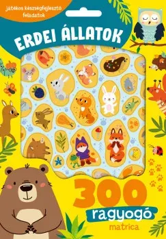 Kedvezmény Erdei állatok - 300 ragyogó matricával