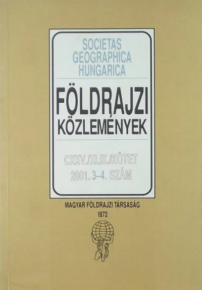 Földrajzi közlemények 2001. 3-4. szám Nézd meg most