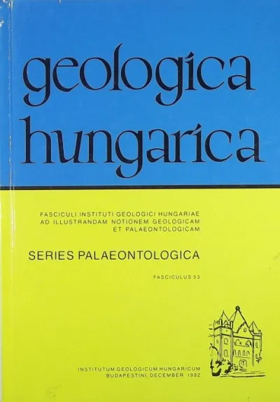 Geologica Hungarica - Series Palaeontologica - Fasciculus 53 Gyors szállítás