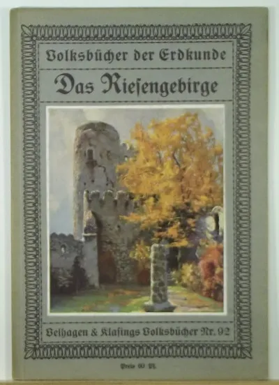 Das Riesengebirge - Volksbücher der Erdkunde Ajánlat