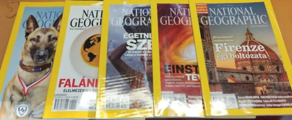 5 db National Geographic Magyarország 2014, szórványszámok Gyors kiszállítás